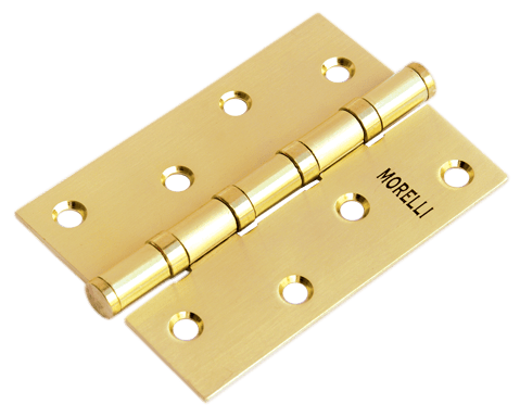 Петля MORELLI стальная универсальная MS 100X70X2.5-4BB SG Матовое золото