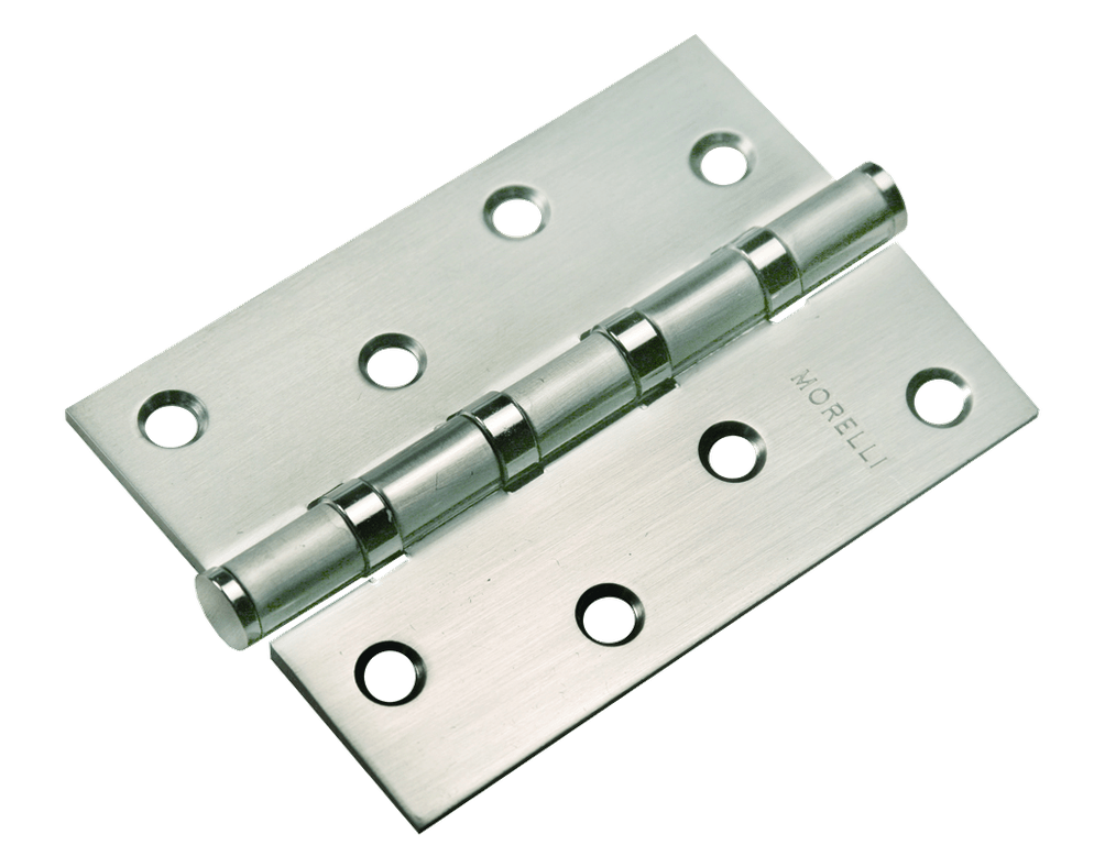 Петля MORELLI стальная универсальная MS 100X70X2.5-4BB SN Белый никель