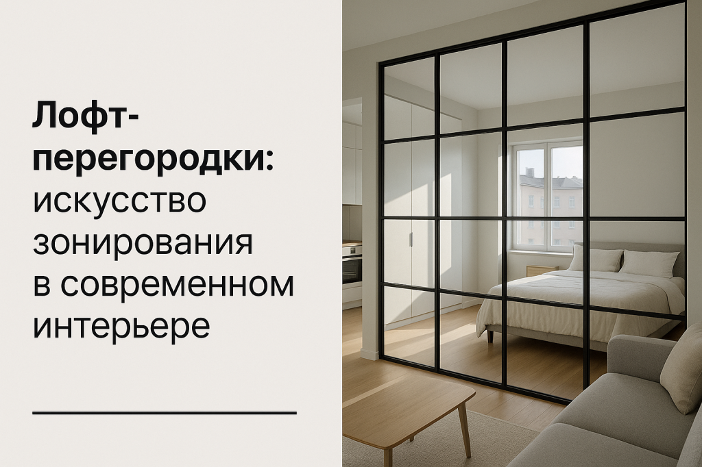 Лофт перегородки раздвижные и распашные
