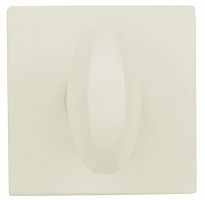 Дверная накладка квадратная Forme WC K Белый матовый (FIXA)
