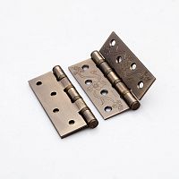Петля дверная универсальная стальная RENZ DECOR FL 100-4BB FH MAB матовая бронза