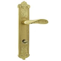 Дверная ручка DND HANDLES 525 WC 96 OLV FIORE латунь глянцевая