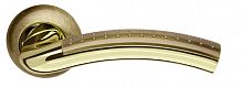 Дверная ручка Armadillo (Армадилло) раздельная R.LD54.Libra26 (Libra LD26) AB/GP-7 бронза/золото