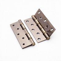 Петля дверная универсальная стальная 125*75*25 RENZ 125-4BB FH AB бронза
