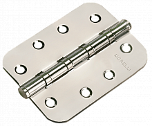 Петля MORELLI стальная универсальная скругленная MS-C 100X70X2.5-4BB SN Белый никель