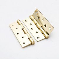 Петля дверная универсальная стальная 125*75*25 RENZ 125-4BB FH PB золото