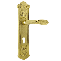 Дверная ручка DND HANDLES 525 CYL ORO FIORE золото