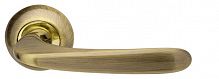 Дверная ручка Armadillo (Армадилло) раздельная R.LD54.Pava (Pava LD42) AB/GP-7 бронза/золото
